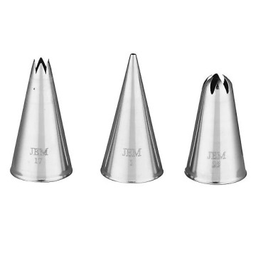 JEM Nozzle Sets Round Tip 1 Star Tip 17 Closed Star Tip 35