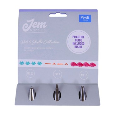 JEM Nozzle Sets Round Tip 1 Star Tip 17 Closed Star Tip 35