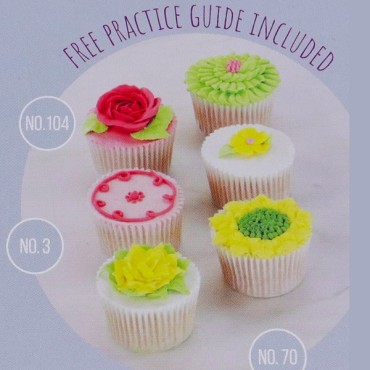 Buttercream Flower Nozzle Set - Flower Collection icing tips PME Bakeware