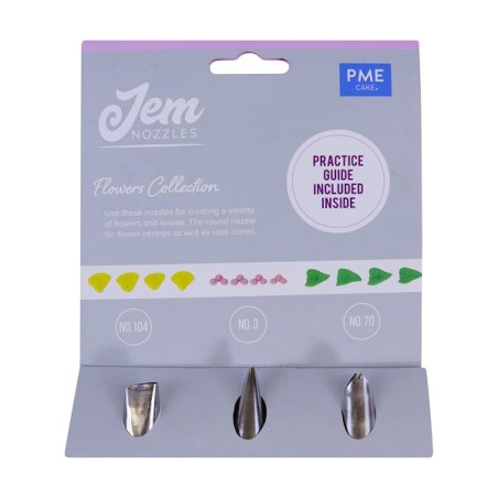 JEM Flower Piping Tips Set #3 #70 #104 | Buy Switzerland