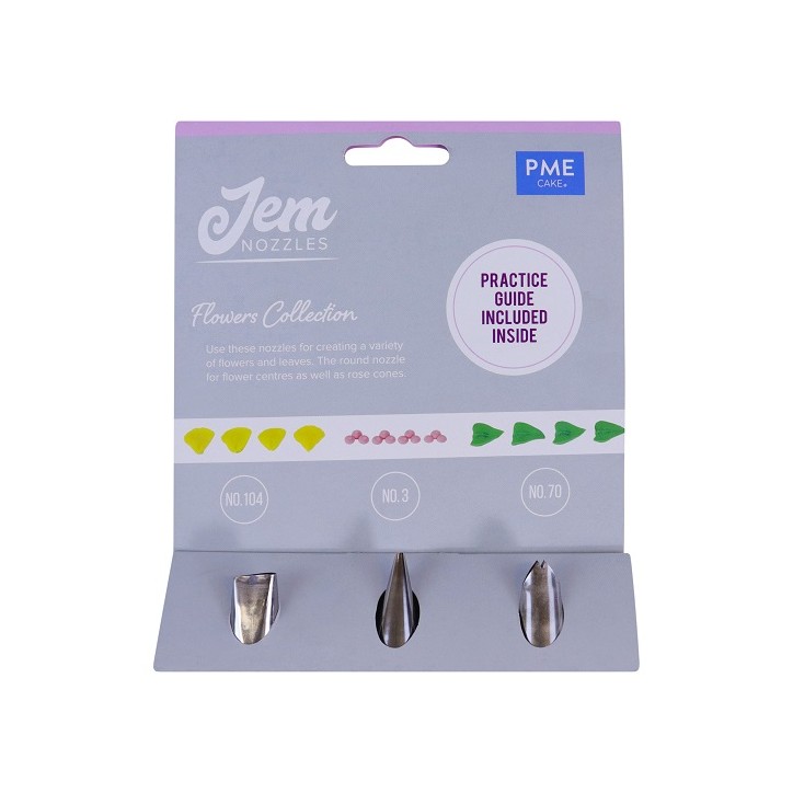 JEM Flower Piping Tips Set #3 #70 #104 | Buy Switzerland