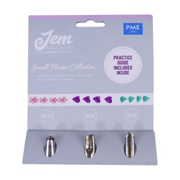 Flower Piping Nozzle Set Small Collection - JEM Nozzles Flower Tips - Flower Piping tip Set