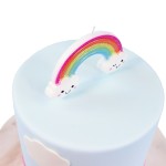 PME Candle Topper Glitter Rainbow, 1 piece