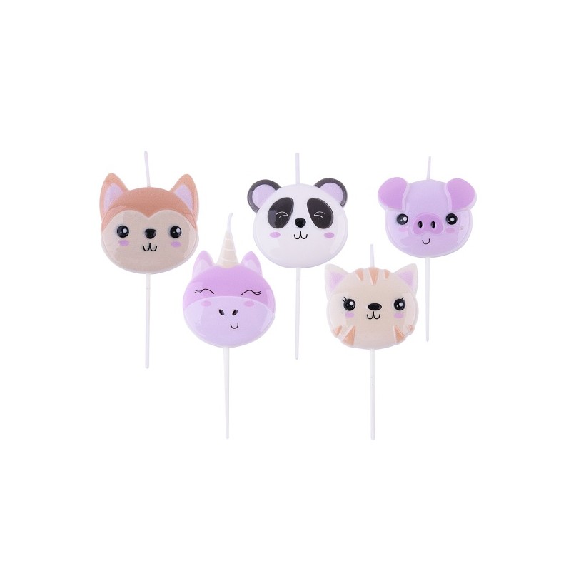 PME Kawaii Pals Candles, 5 pcs