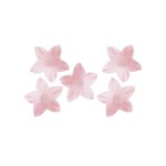 deKora 2cm Edible Mini Wafer Paper Flowers Pink, 400 pcs