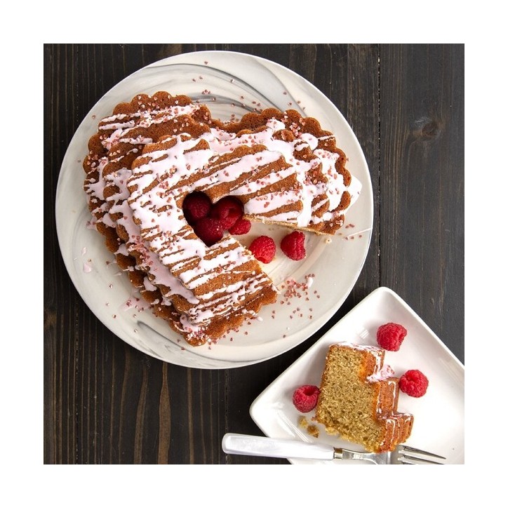 Nordic Ware Herz Backform Gugelhupf kaufen Schweiz | Heart Cake Form