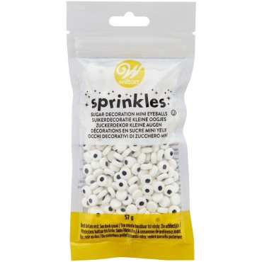 Kosher Candy Eyeballs Sprinkles - Wilton Mini Sugar Eyes Cake Decoration