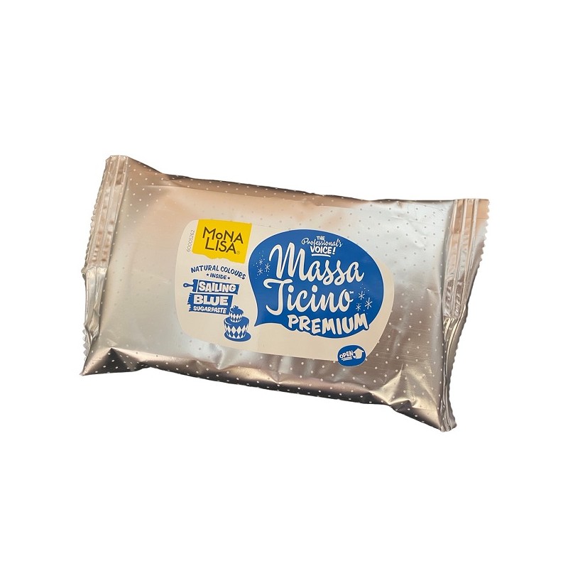 Mona Lisa Sailing Blue Massa Ticino Premium Sugarpaste, 250g