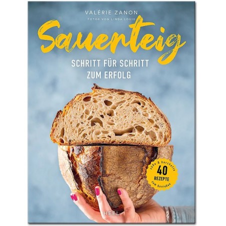 Sauerteig Brotbackbuch von Valérie Zanon - Sauerteig Backbuch - Hobbybäcker Geschenkidee Brotbackbuch