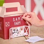 Ginger Ray Farmyard Party Boxen, 5 Stück