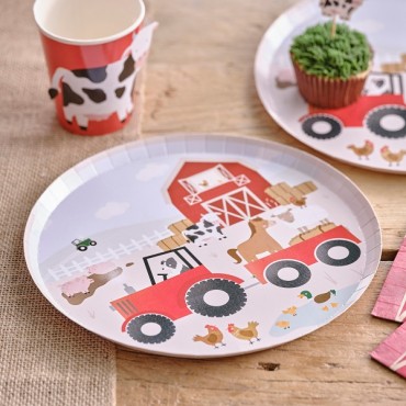 Farm Friends Plates - Countrystyle Paper Plates - Farmyard Plates