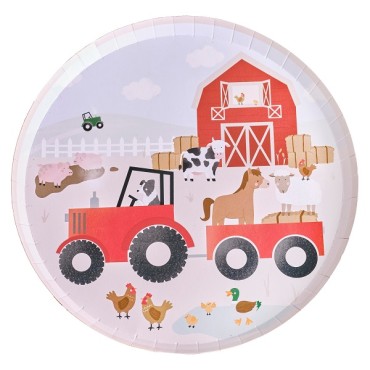 Farm Friends Plates - Countrystyle Paper Plates - Farmyard Plates