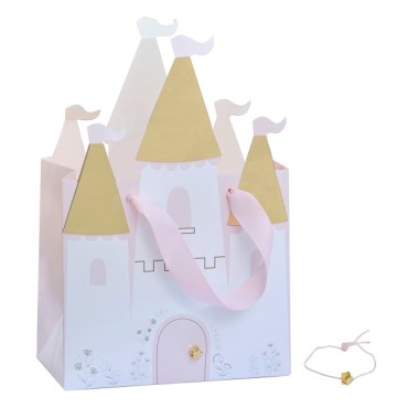 Princess Castle Treat Bags with Bracelet Ginger Ray PC-110