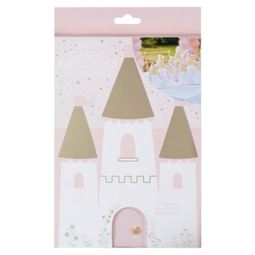 Princess Castle Treat Bags with Bracelet Ginger Ray PC-110