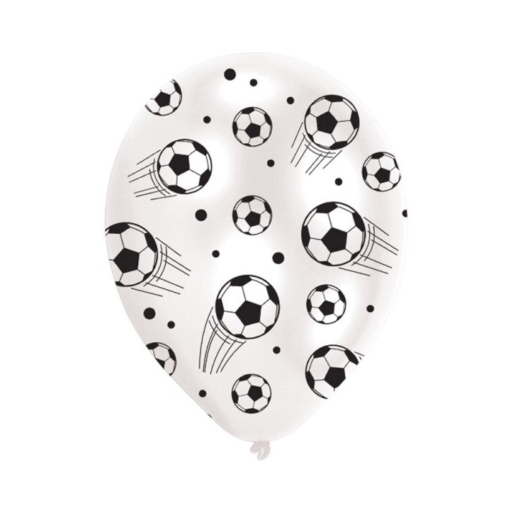 Football Balloons 6 pcs – Soccer Party Decoration