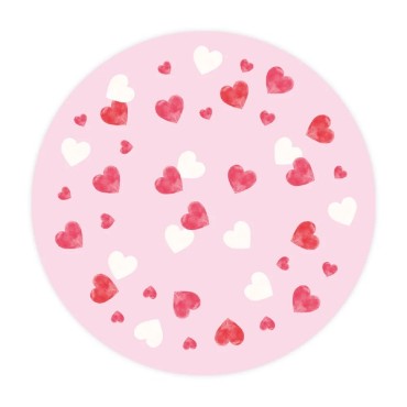 Muffinbackförmchen Herzen - Herzli Cupcake Papierbackförmchen - Romantische Cupcakeförmli
