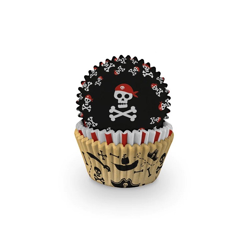 Anniversary House Pirate's Map Cupcake Cases, 75 pcs