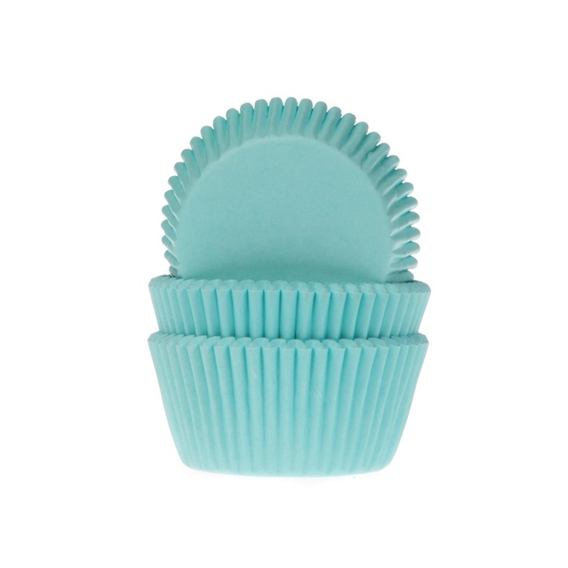 House of Marie Cupcake Cases Turquoise, 50 pcs