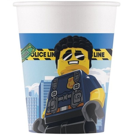Becher LEGO City - Lego City Pappbecher - Lego Partyware