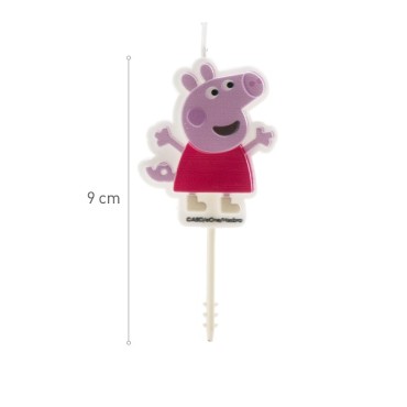 deKora Peppa Pig Cake Candles, 4 pcs