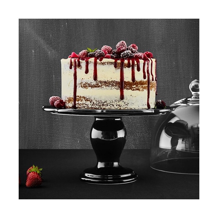 Black Cake Stand 25cm Avantgarde Cake Stand Black - Luxury Cake Stand Black Cake Stand 25cm Avantgarde Cake Stand Black - Luxury Cake Stand