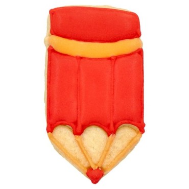 Crayon Cookie Cutter - Pecil Cookie Cutter - School Start Cookies - Colored Pencil Cookies