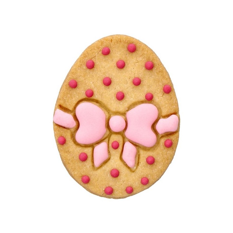 Birkmann Easter Egg with Bow Cookie Cutter, 6.5cm