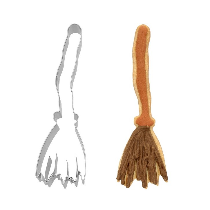 Broom Cookie Cutter Stainless Steel – Halloween Baking