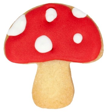 lucky mushroom cookie cutters - mushroom cutter - toadstool cookie cutter