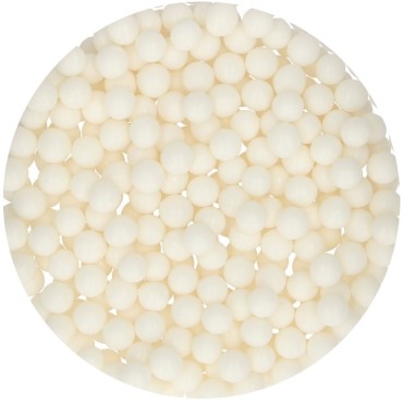 1cm Zuckerperlen Weiss - 10mm Weisse Perlen Kuchendekor