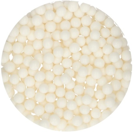Sugar Pearls Large White 70g - Sugar Pearls White Cake Decor