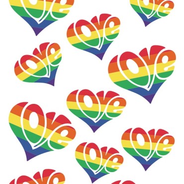 Rainbow Love Geschenktüten - Pride Months Love is Love Backzubehör