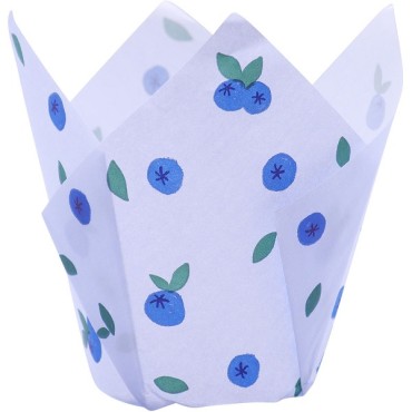 PME Tulip Muffin Cases Blueberry Pk/24