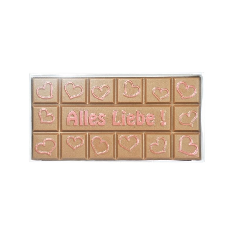 Alles Liebe Chocolate Bar Chocolatemould, 100g