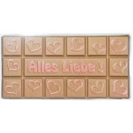 Alles Liebe Chocolate Bar Chocolatemould, 100g