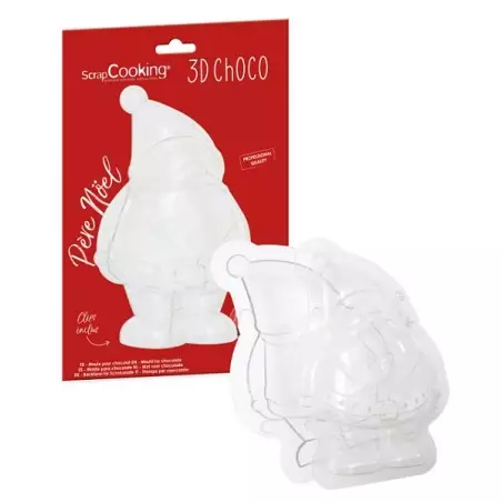 3D Chocolate Mould Santa – Make Your Own Christmas Chocolate