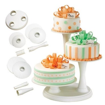 Wilton 3 Tier Pillar Cake Stand - Wilton Cake Stand on Pillars 02-0-0189