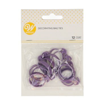 Wilton Piping Bag Ties - Pipingbag Band Wraps