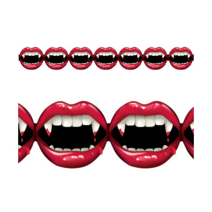 Halloween Vampire Garland 2.4m Decoration