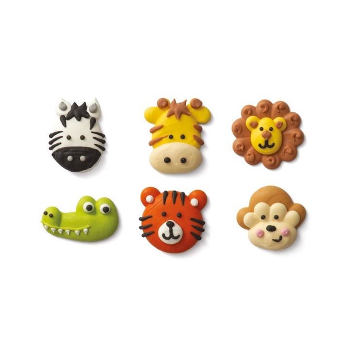 Safari Animals Sugar Decoration - Gluten Free Jungle Animals Sprinkles Safari Animals Sugar Decoration - Gluten Free Jungle Animals Sprinkles