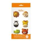 Decora Jungle Animals Sugar Decorations, 6 pcs