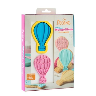 Hot Air Balloon Cookie Cutter with Embosser 0255035