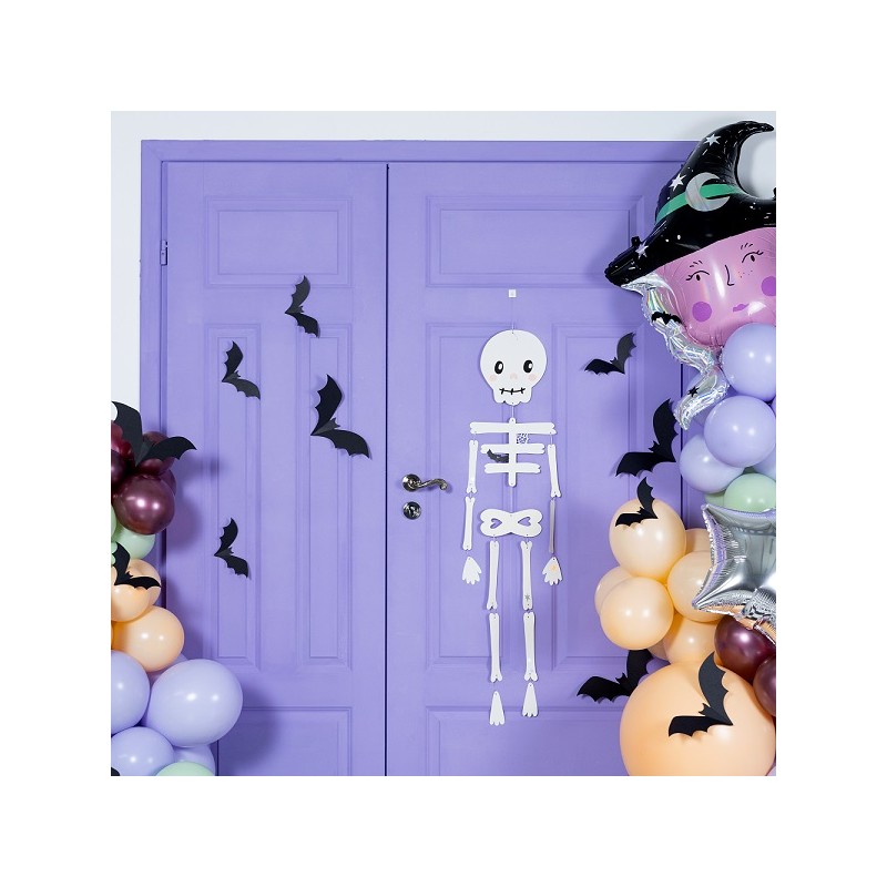 PartyDeco Halloween Hanging Skeleton 110cm