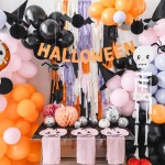 PartyDeco Halloween Hanging Skeleton 110cm