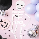 PartyDeco Halloween Hanging Skeleton 110cm