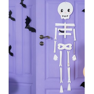 Skelett Partydekoration - Hanging Skeleton Dekoration - Wanddeko Halloween