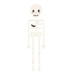 PartyDeco Halloween Hanging Skeleton 110cm