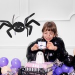 PartyDeco Halloween Hanging Spiders, 5 pcs