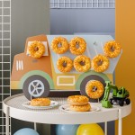 PartyDeco Truck Donut Wall for 10 Donuts
