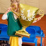 PartyDeco Gold Cup Trophy Foil Balloon, 64x61cm